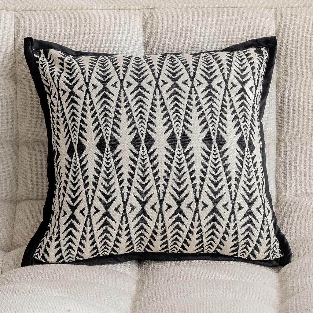 45x45cm Black Throws Pillow Cover Nordic Modern Minimalist Cushion Cover Pillowcase for Living Room Decoration Couch Home Decor