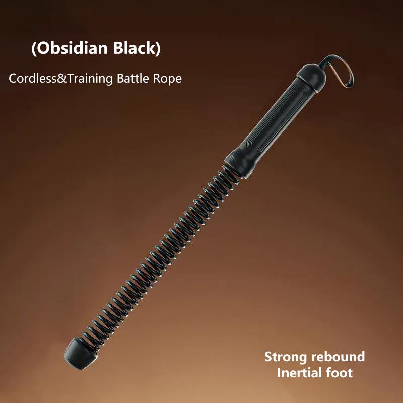 1/2pcs Cordless Battle Rope Multifunctional Power Training System Arm Strength Home Gym Equipment For Full Body Workout Unisex