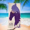 Grappige BoJack H-Horsemans Bath Towel Microfiber Soft Water Absorbing Breathable For Girl Kids Decorative Cartoon Beach Towel