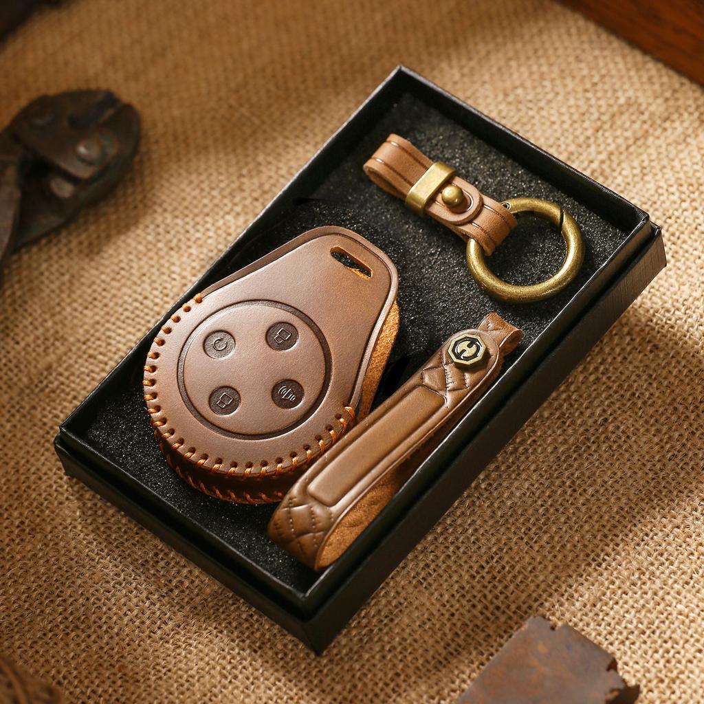 Applicable to 2024 Great Wall Shanhai Cannon key cover leather new Great Wall Cannon pickup truck car key protection bag