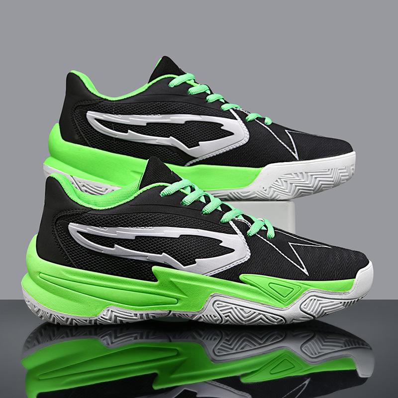 Mandarin duck basketball shoes male teenager middle school student high-top cement floor actual combat training sports shoes casual shoes