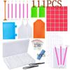 54/74/75/111 Stück 5D Diamantmalerei Werkzeug Zubehör DIY Kreuzstich Werkzeugset