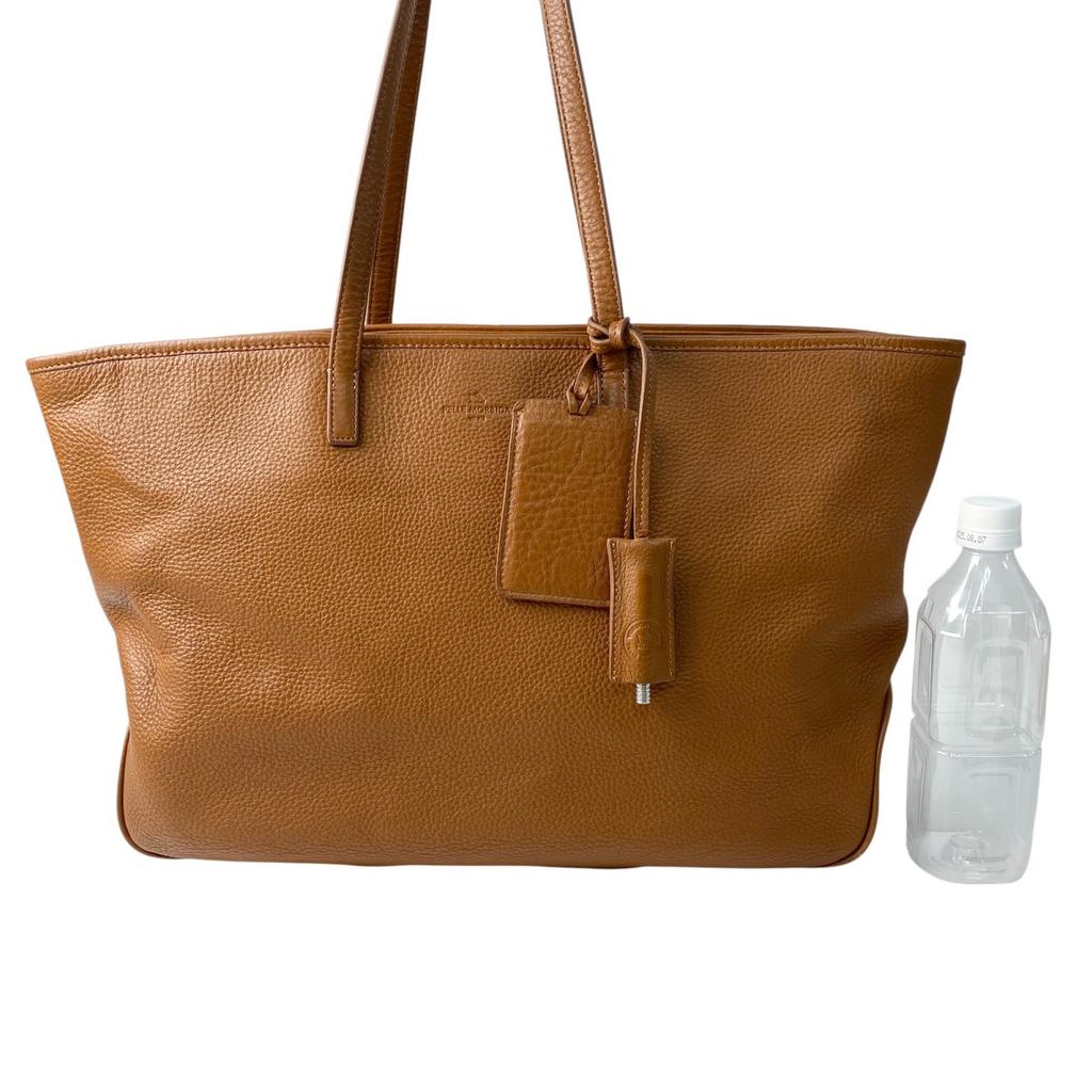 Used PELLE MORBIDATote Bag Brown Leather Women