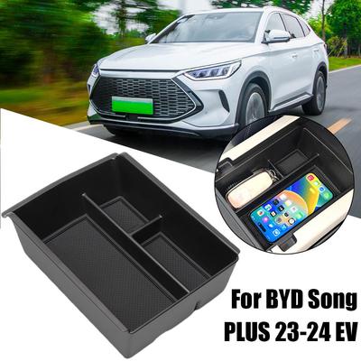 Car Central Control Storage Box Armrest Tray Holder Song Organizer 23-24 EV Tidying PLUS Interi A7J7
