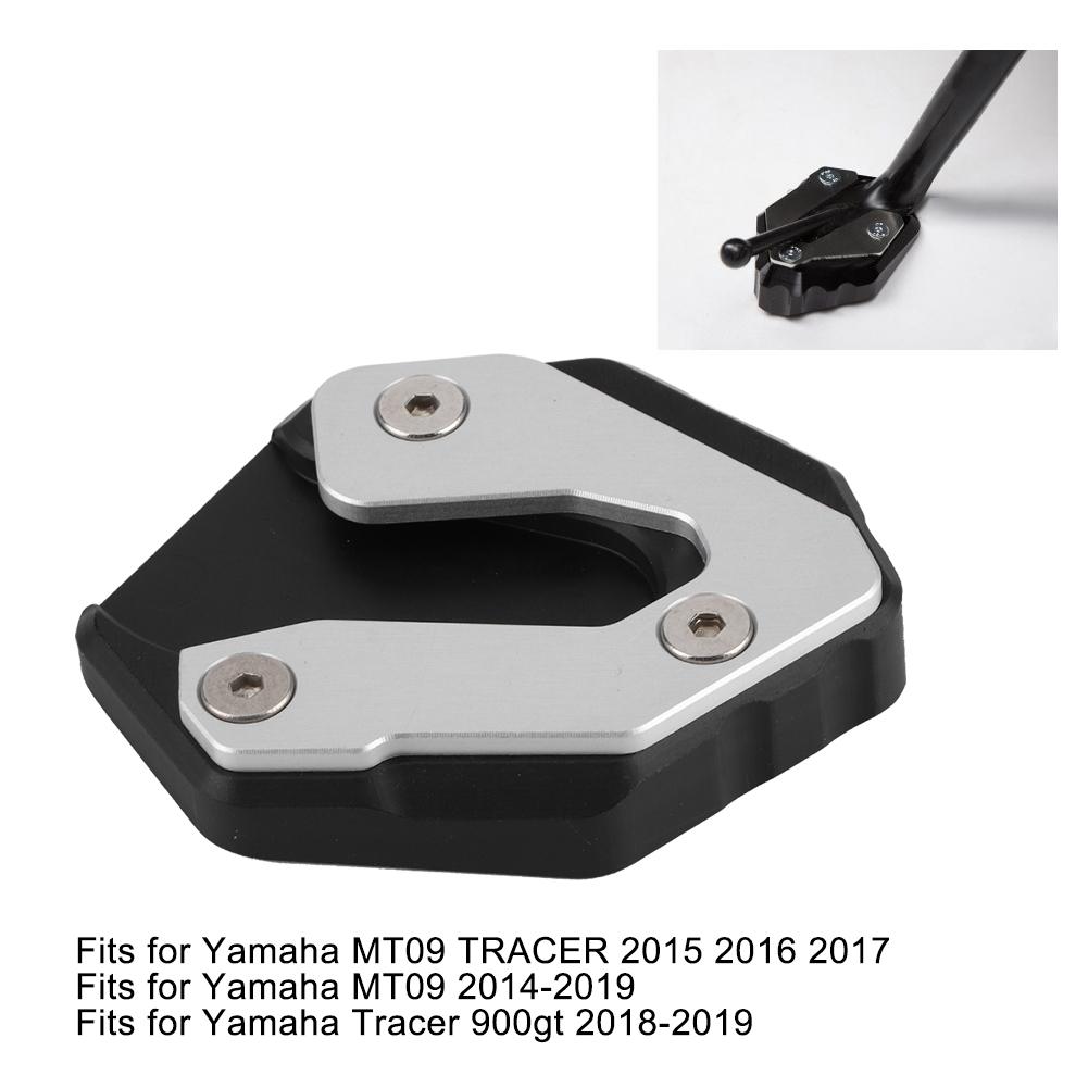 Enlarge Kickstand Side Stand Extension Plate Non Slip Pad Fits for Yamaha MT09 TRACER 900gt