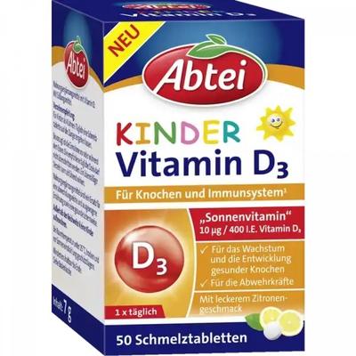 Německé Abtei Dětské žvýkací vitamíny D3