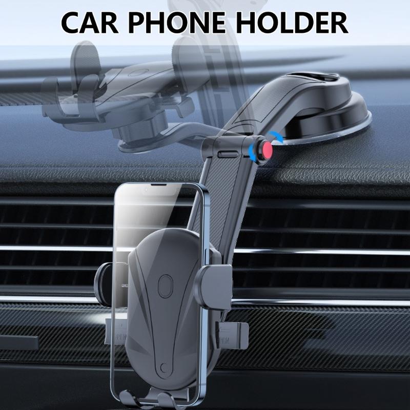 Phone Stand Car Phone Holder Dashboard Mount 360 Degree Rotating Holder for 4-7inch Cellphone Suction Cup Auto Cradles