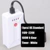 Automatic Cycle Timer Outlet 110V 220V For Christmas Lights Fan Aquariums With 4 Time Setting 3h 6h 12h 24h