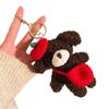 Creative Soft Teddy Bear Pendant Keychain - Plush Doll Bag Charm Accessory