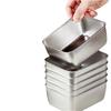 Thickened Stainless Steel Rectangular Food Storage Container with Lid