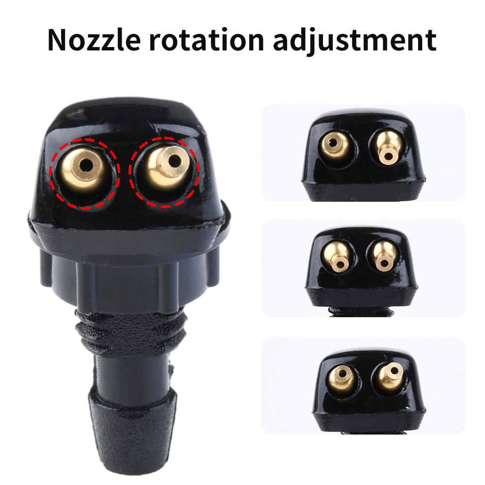 Duza Pulverizator Lichid Parbriz Auto Potrivită pentru Majoritatea Modelelor Auto Auto Orificii Duble Auto Jet Pulverizare Apă Ștergător Accesorii Ștergător