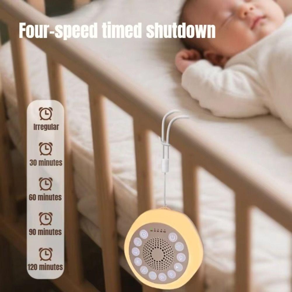 Rechargeable White Noise Machine 27 Soothing Sounds Sleep Sound Box Baby Sleep Soother Newborn