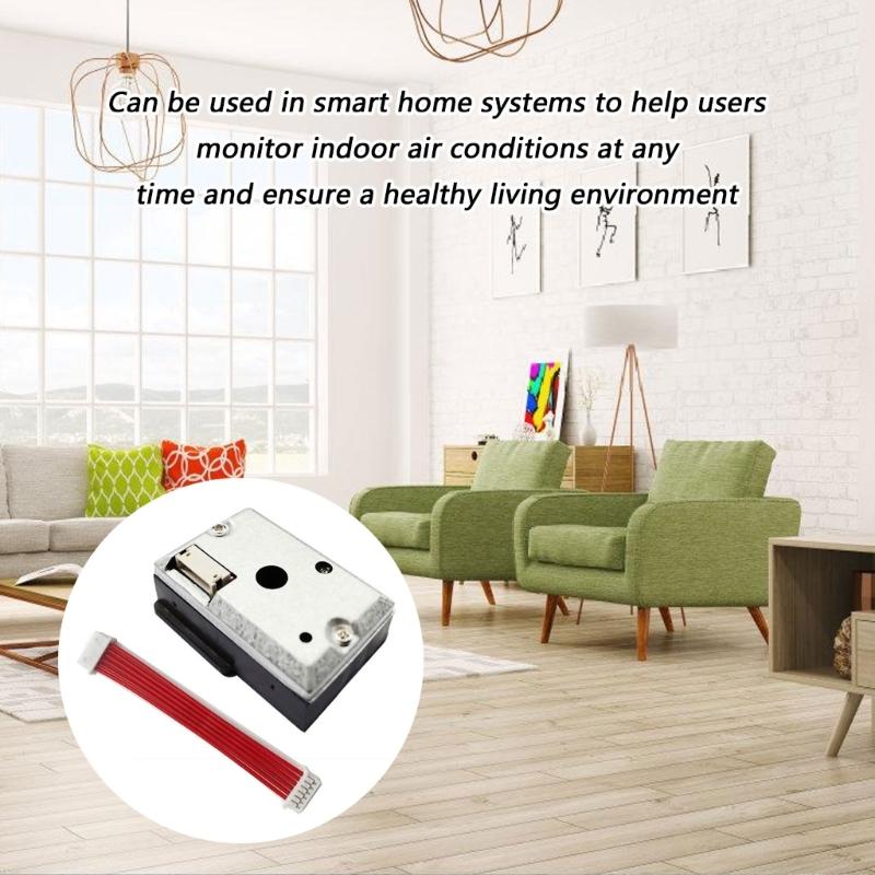 Modular Dust Detectors Fine Particulate Matter Monitoring for GP2Y1051 PM2.5 Air Quality Sensors Module High Precisions