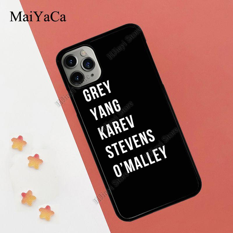 GREY GREY'S ANATOMY For iPhone 15 13 14 Pro Max 12 mini XS X XR SE 2020 7 8 Plus Case For iPhone 11 Pro Max Cover