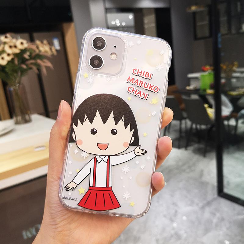 Cherry Maruko iPhone12 Mobile Phone Case Is Suitable for 12promax Cartoon Apple XS Women's 11 Silicone Soft Case.