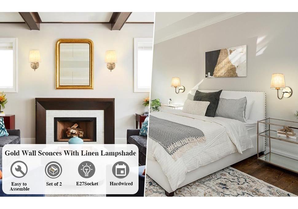 Cross-border Wireless RGB Remote Wall Lamp, American Style for Living Room, Hallway, Hotel Bedside.