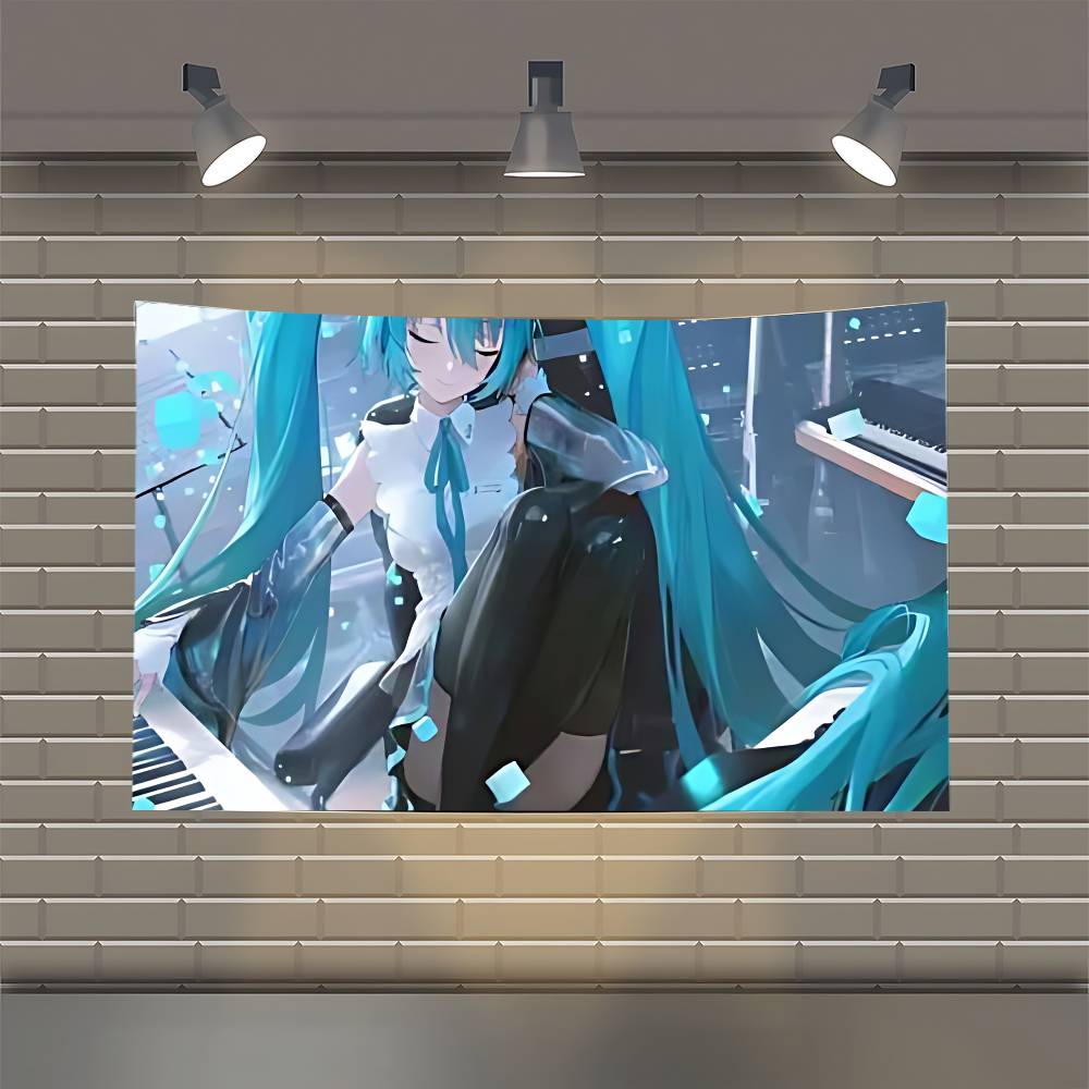 Popular Virtual Diva HHatsune Cute Flag Flags Personalized Items Flags For Bedrooms Home Tapestry
