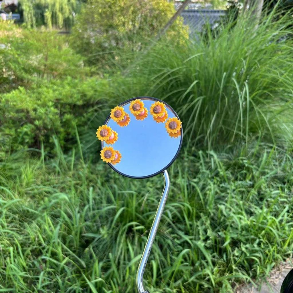 Accesorios de Girasol para Salpicadero de Coche, Decoración de Salpicadero de Accesorios de Coche de Girasol | Vista Print 6 Giratorios