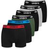 Men's Cotton Boxer Shorts 6 Pack