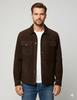 Motorcycle Brown Handmade Lambskin Suede Leather Jacket Men's Wear Genuine Biker
