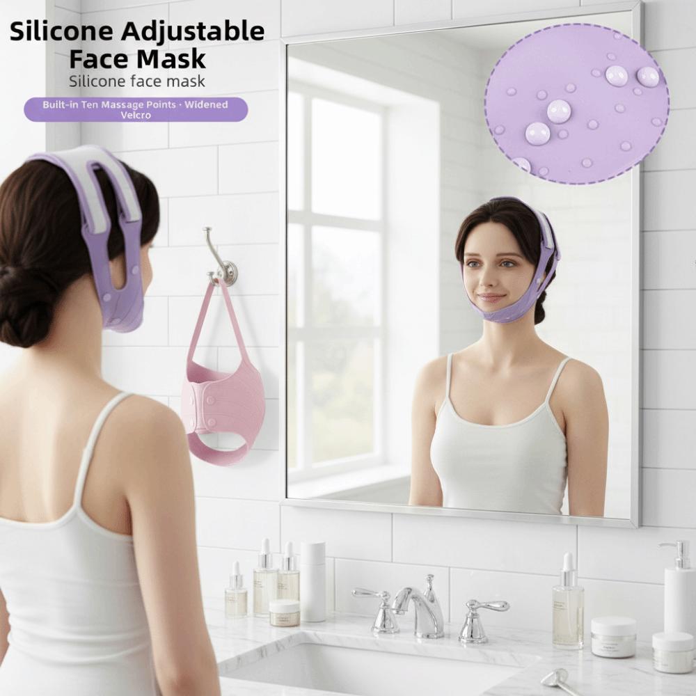 V Shaped Face Strap Reusable Face Lift Up Strap Reusable V Line Face Shaper Beauty Tool