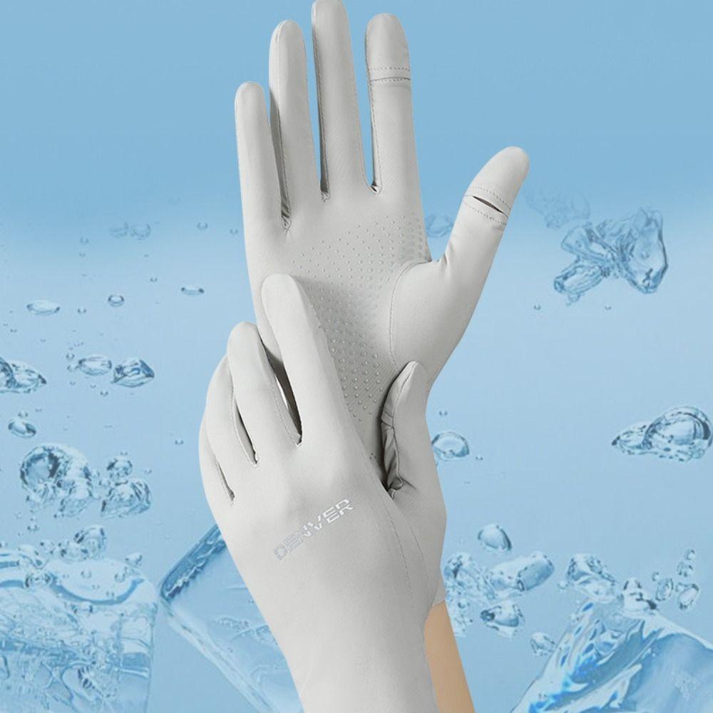 Elastic Long Sunscreen Gloves Thin Cycling Driving Gloves  Riding Driving