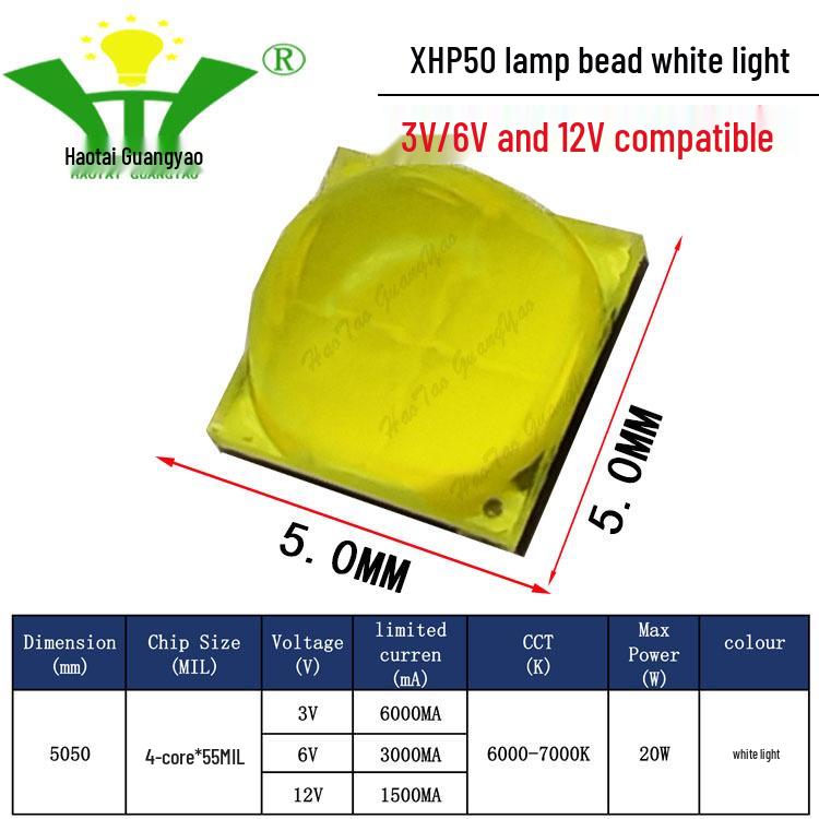 Imitation CREE XHP50 2nd Gen 5050 LED Chip 20W High Power LED Surface Mount Light Source