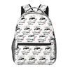 Band Modern Baseball Hund Playlist Logo Schülerrucksack Schultasche Wanderen Reise Tagesrucksack für Jungen Mädchen Buchtasche Umhängetaschen
