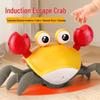 Crab Electric Crawling Toy: Automatic Induction, Wind-Up, Singing, Educational Gift for Babies and Kids