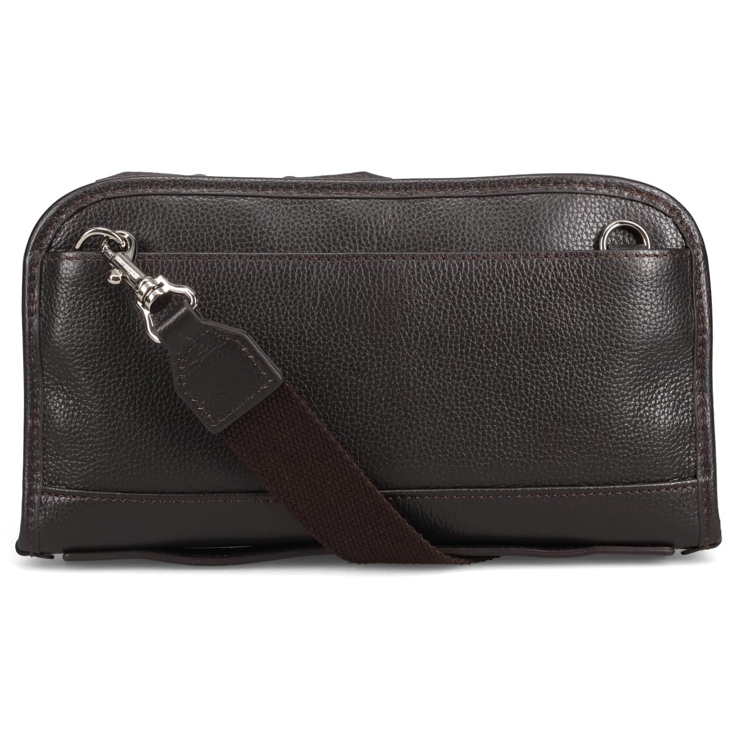

SONNE Claudio Leather Mini Shoulder SOX011 2-Way Bag/Clutch (Chocolate) шоколадний