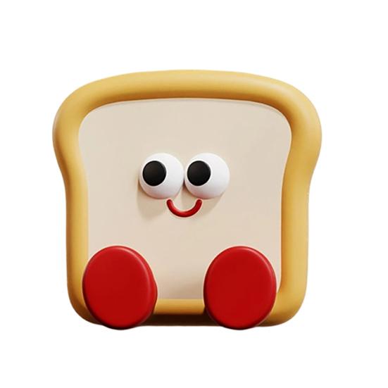 

1/2/3Pcs Cartoon Toast Door Knob Stopper Wall Protector Self-Adhesive Silicone Door Stops Shock Absorbing Door Handle Anti-collision Pad Wall Bumper 1pc