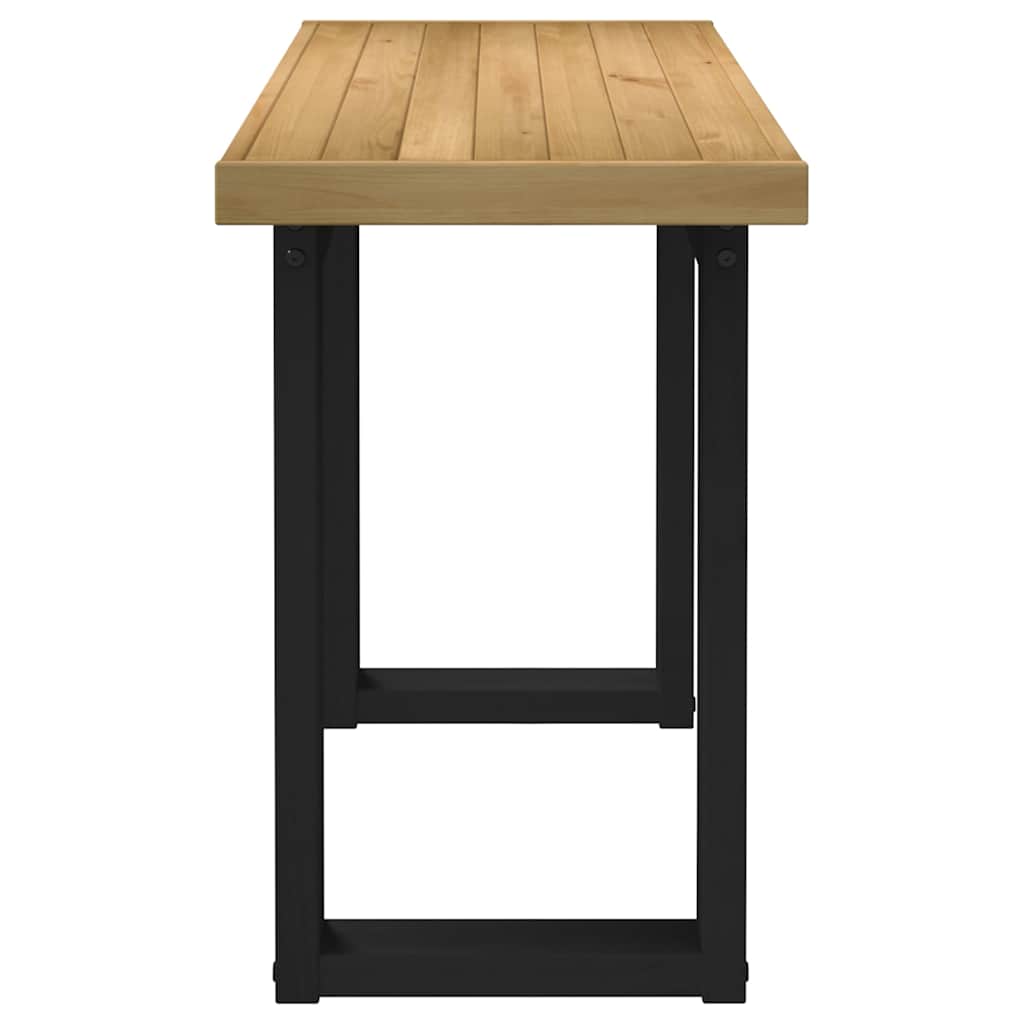 Vidaxl Desk, Noain, 120X50X75 Cm, Light Pine Wood