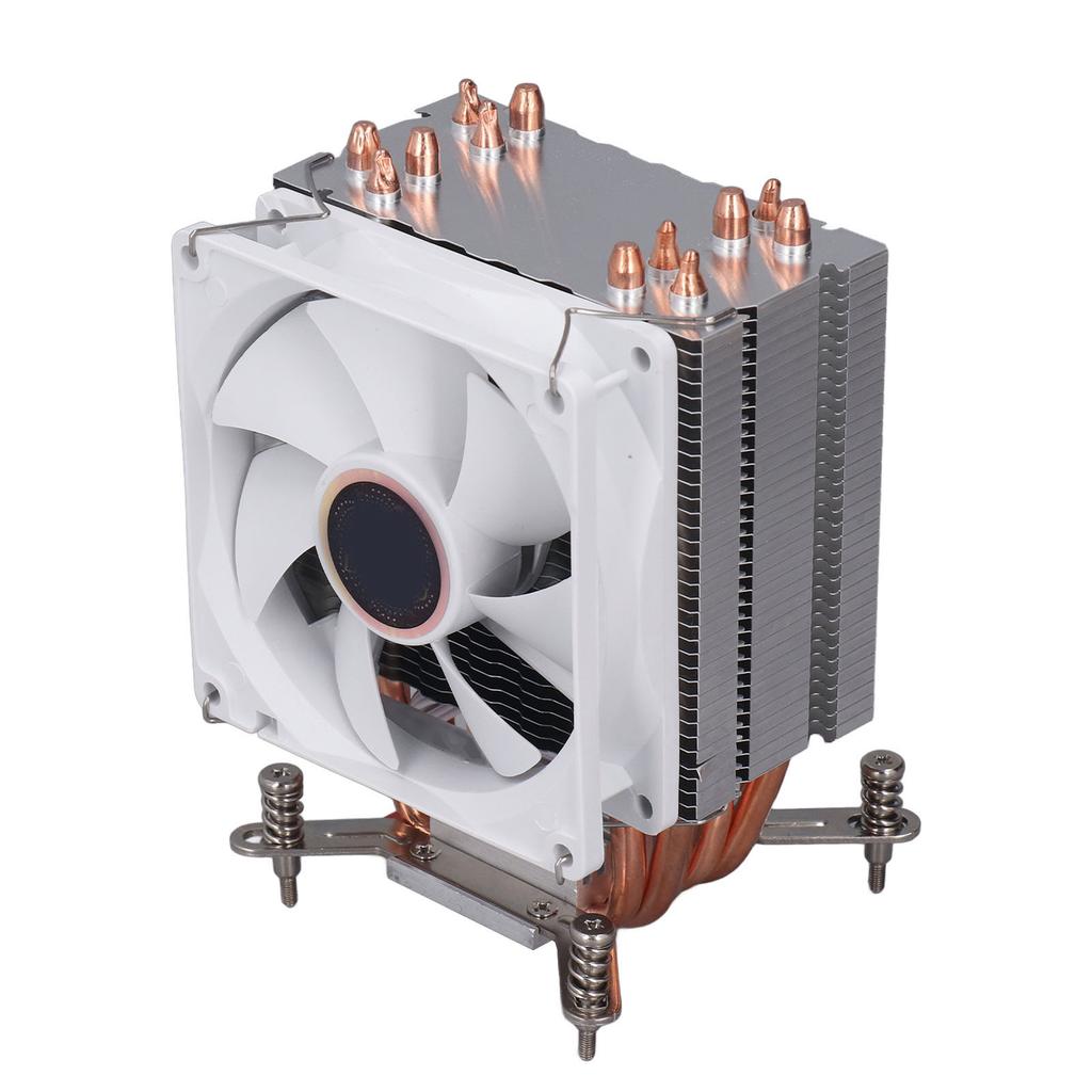 CPU Cooling Fan 3.54in 6 Heat Pipes 3pin 12VDC 2000RPM Hydraulic Bearing CPU Air Cooler with