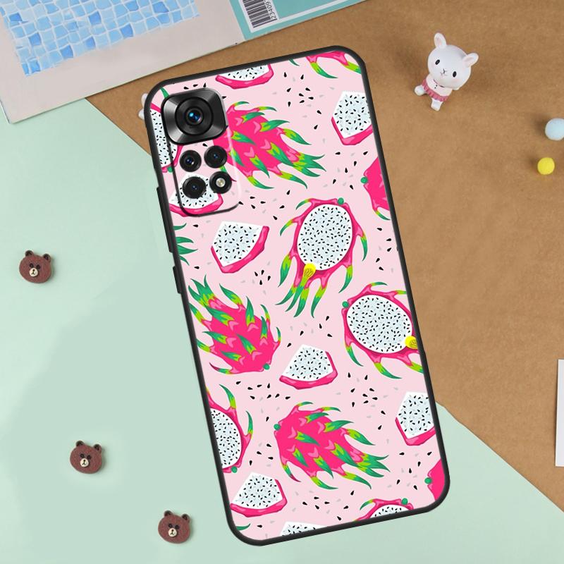 Tropical Summer Fruit Lemon Case For Xiaomi Redmi Note 14 13 12 9 10 11 Pro 10S 11S 12S Cover For Redmi 13C 10C 12C 14C