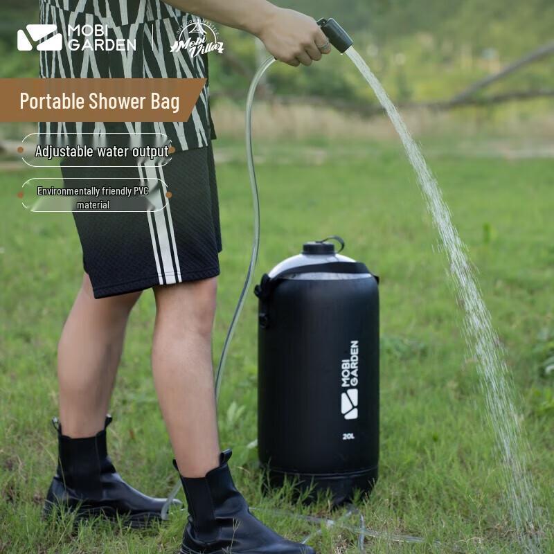 Mobigarden Portable Solar Shower Bag 10L