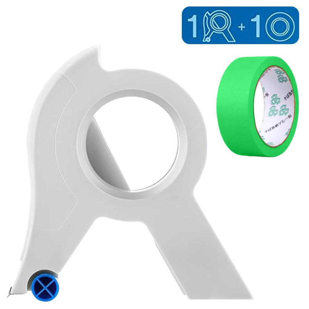 New Painter Masking Tape Applicator Dispenser Machine Adhesive Tape with Tape Cutting Tool for Repair and Beautify Crack in Tile