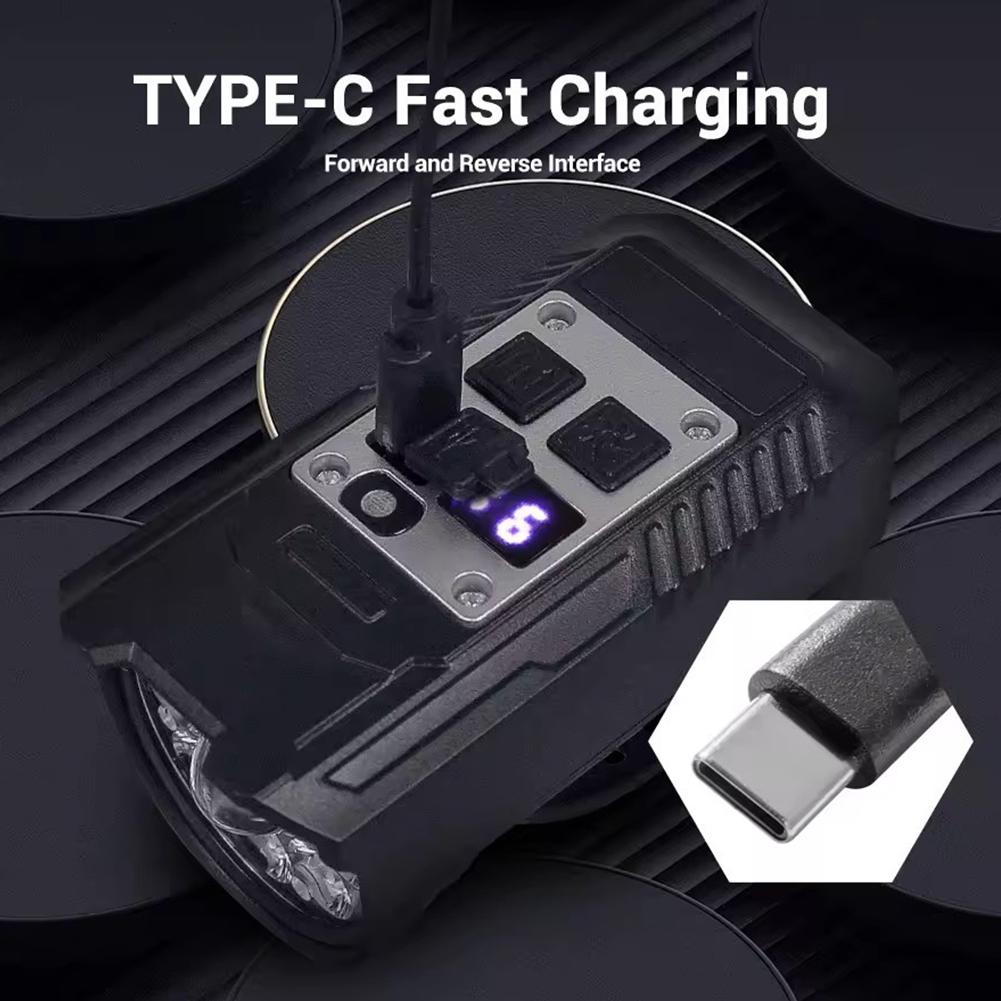 LED Bicycle Front Light High Brightness Bike Flashlight Intelligent Sensor Bike Safety Lamp Bicycle Headlight for Night Riding