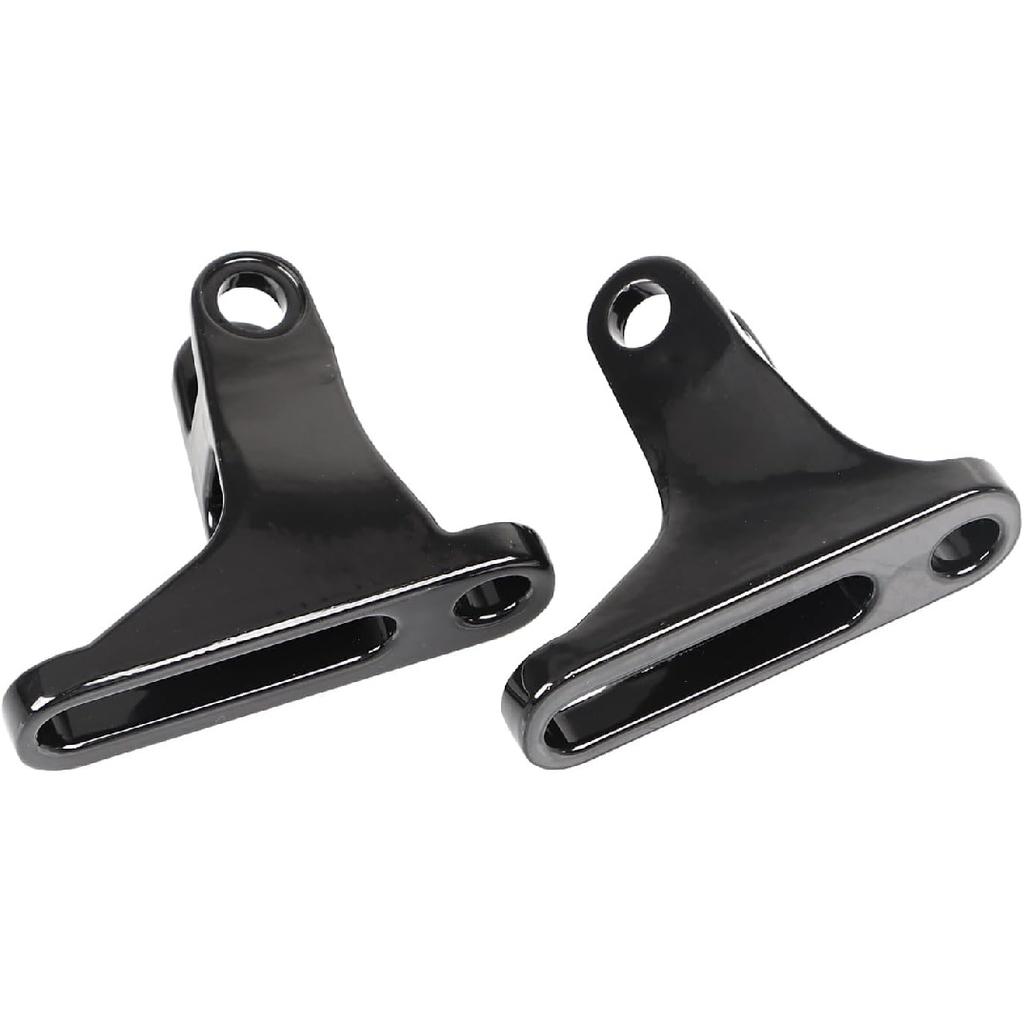 Black Rear Passenger Foot Peg Mini Mount Kit Fits for Harley Touring Road King Electra Glide Ultra Classic Street Glide 1993-later