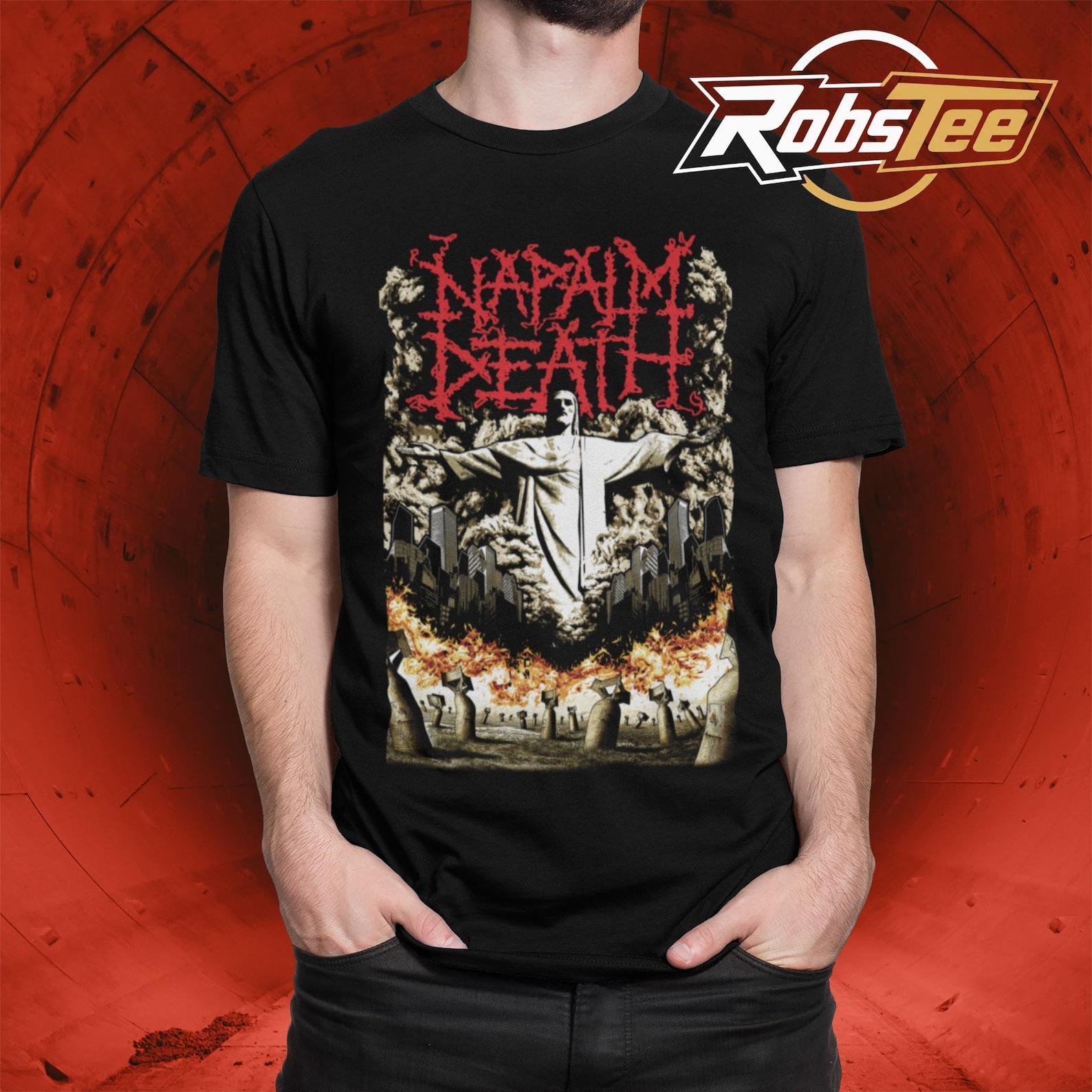 Napalm Death Shirt Harmony Corruption Metal Music, Scum Album -Noise For Music s Sake - Napalm Death Unisex T-Shirt XL