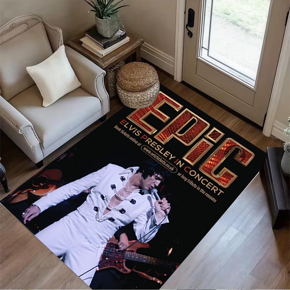 John Lennon Union Jack Guitar Floor Mat Design for Bedrooms Dormitory Study room Decorate room Anti-slip Rug Anime Office Decor Gift for Festivals