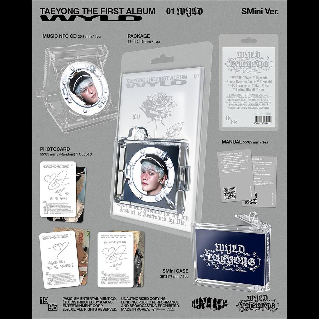 [Pre-order] TAEYONG [WYLD] 1st Full Album (SMini Ver.) + Free Gift