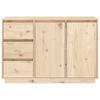 Vidaxl Szafka, 111X34X75 Cm, Lite Drewno Sosnowe