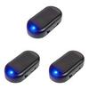 1-5PCS Car Fake Security Light Solar Powered Simulated Dummy Alarm Anti-Theft Wireless Warning Lamp LED Flashing Imitation Lamp