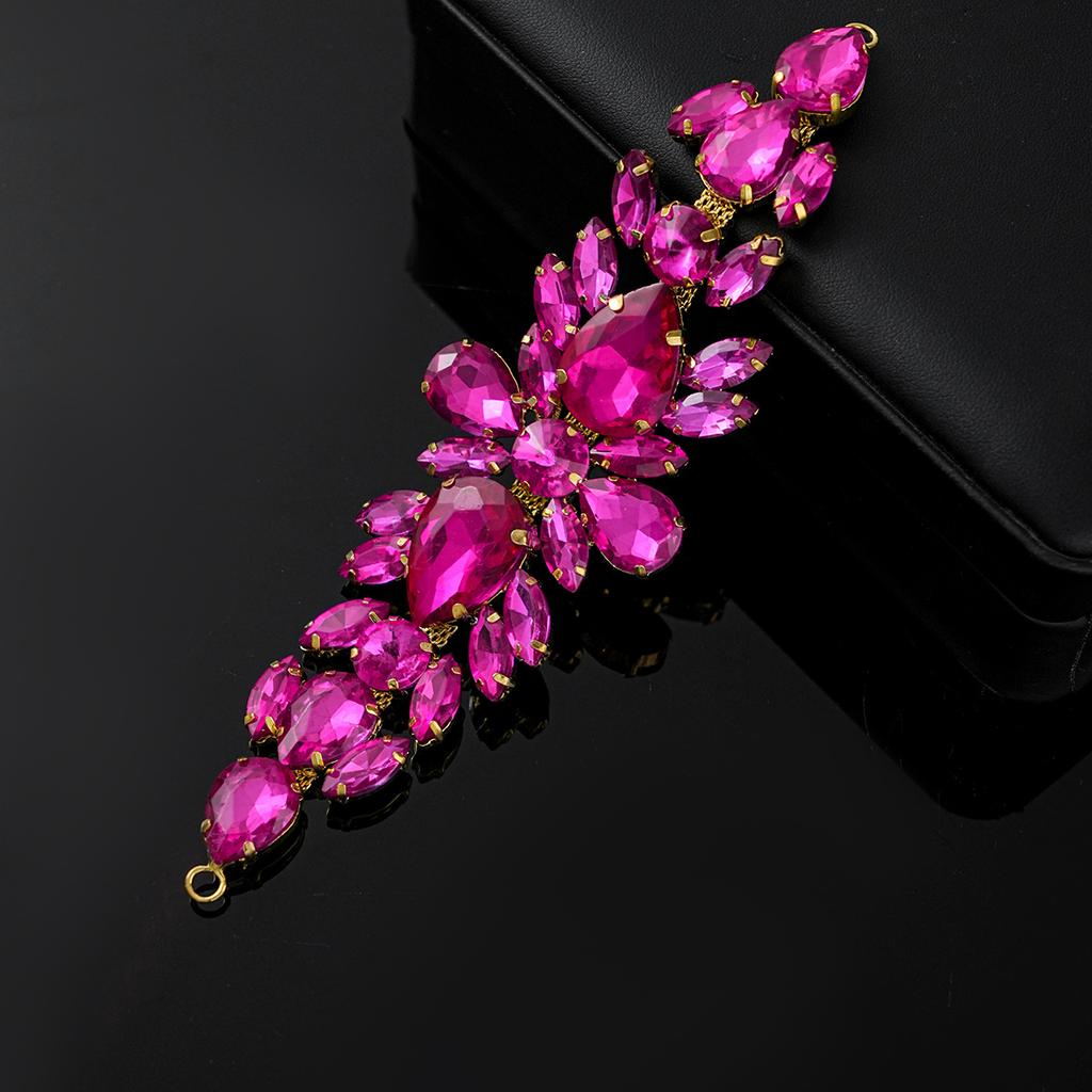 5pcs Rhinestone Decoration Crystal Diamond Bags Hat Accessories DIY Craft Wedding Evening Dress High-end Rhinestone Decoration