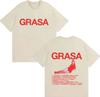 The Bestselling Rapper Nathy Peluso Grasas 2026 Print Trendsetter Summer PrintPure Cotton Casual Shortsleeved top y2k ins