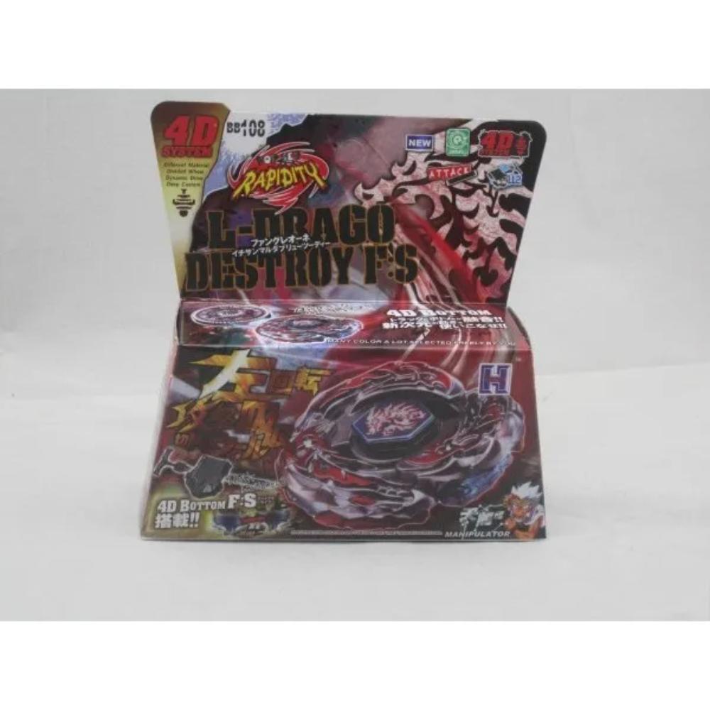 Takara Tomy 4D Metal Fusion Spinning Top Set With Launcher, Battling Gyro Toy, Interactive Gift (Random Parts)
