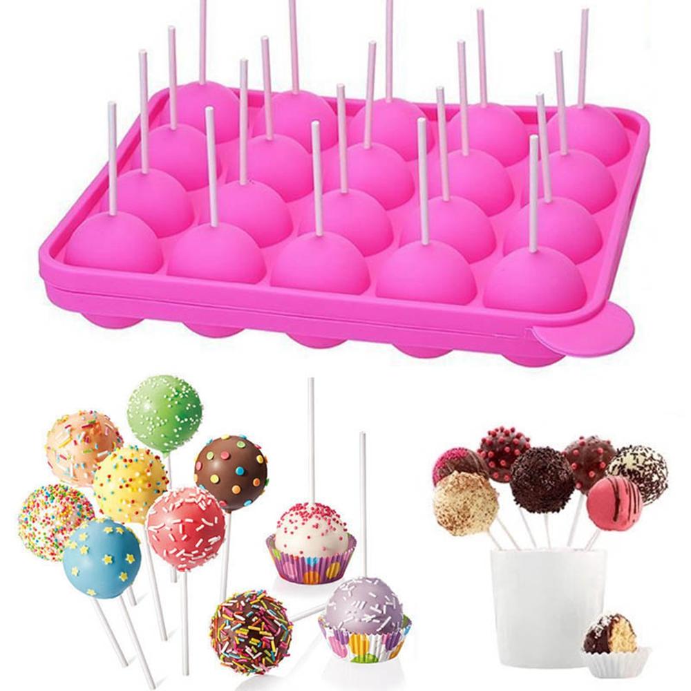 Ball Shaped Party Cake Tool Kitchen Tool Sticks Baking Tray Lollipop Mold Lolly Maker Cake Pop Mold