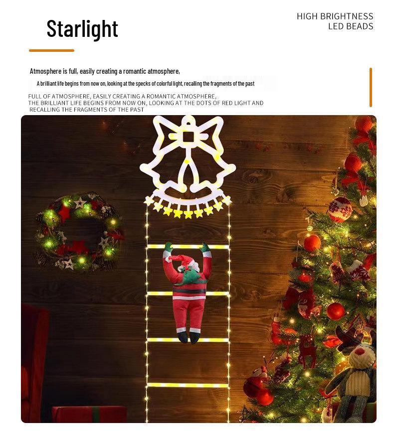 Santa Claus Climbing LED Stair Lights