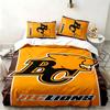 BC Lions Football team 3pc set Perfect for bedroom use Comfortable bedding set includes a duvet cover and two pillowcases Ideal birthday or Christmas 