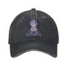 Ajul Sign Baseball Cap Vintage Distressed Denim Washed Music Sun Cap Unisex Style Outdoor Activities Adjustable Hats Cap
